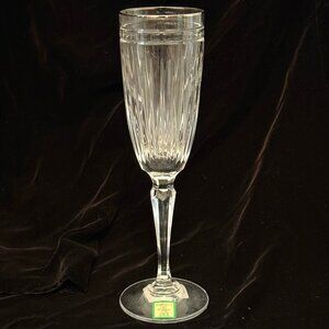 Waterford Marquis Hanover Silver Platinum Crystal Champaign Flute 8 3/4"